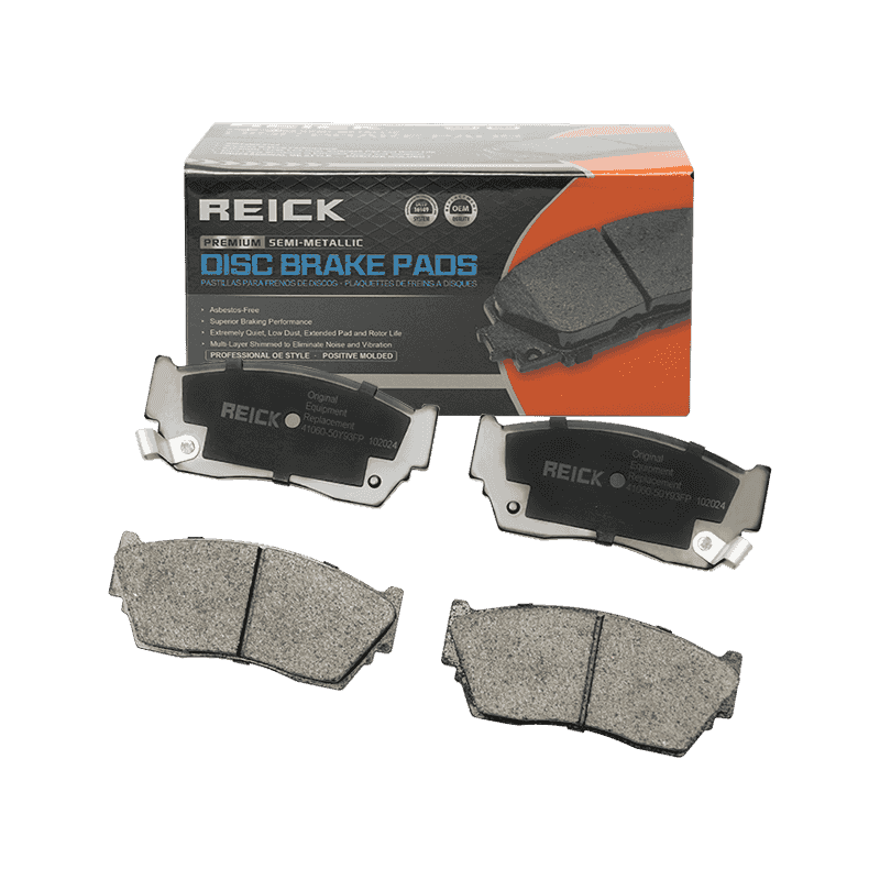 41060-50Y93 Front Disc Brake Pad Gjelder Mazda Familia, Nissan Sunny og Subaru Leone